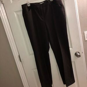 Nine West Coffee Woven Bottoms